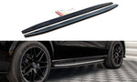 Maxton Parts - Seitenschweller Ansatz (Paar) passend für Mercedes-AMG / AMG-Line GLE Coupe C167 / C167 FL schwarz Hochglanz (ME-GLE-C167-AMG-SD1-G)