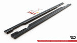 Maxton Parts - Seitenschweller Ansatz (Paar) passend für Mercedes-AMG C 43 / AMG-Line W205 schwarz Hochglanz