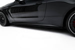 Maxton Parts - Seitenschweller Ansatz (Paar) passend für Mercedes-AMG CLE 53 Aero C236 schwarz matt