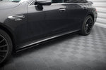Maxton Parts - Seitenschweller Ansatz (Paar) passend für Mercedes-AMG GT 53 4-Door Coupe X290 schwarz Hochglanz