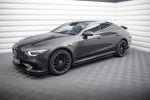 Maxton Parts - Seitenschweller Ansatz (Paar) passend für Mercedes-AMG GT 53 4-Door Coupe X290 schwarz Hochglanz