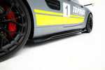 Maxton Parts - Seitenschweller Ansatz (Paar) passend für Mercedes-AMG GT C C190 FL schwarz Hochglanz