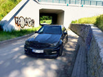 Maxton Parts - Seitenschweller Ansatz (Paar) passend für Mercedes C63 AMG Limousine / Kombi W204 FL / S204 FL schwarz Hochglanz