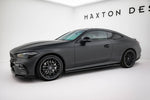 Maxton Parts - Seitenschweller Ansatz (Paar) passend für Mercedes CLE AMG-Line C236 schwarz Hochglanz