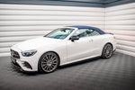 Maxton Parts - Seitenschweller Ansatz (Paar) passend für Mercedes E-Klasse W213 Coupe (C238) / Cabriolet (A238) AMG-Line / 53 AMG schwarz Hochglanz