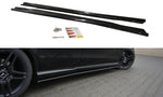 Maxton Parts - Seitenschweller Ansatz (Paar) passend für Mercedes E63 AMG W212 schwarz Hochglanz
