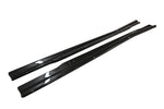Maxton Parts - Seitenschweller Ansatz (Paar) passend für Mercedes E63 AMG W212 schwarz Hochglanz