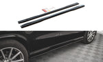 Maxton Parts - Seitenschweller Ansatz (Paar) passend für Mercedes GLE Coupe 63 AMG C292 schwarz Hochglanz