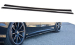 Maxton Parts - Seitenschweller Ansatz (Paar) passend für Mercedes S-Klasse AMG-LINE W222 schwarz matt