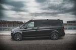 Maxton Parts - Seitenschweller Ansatz (Paar) passend für Mercedes V-Klasse Long AMG-Line W447 schwarz Hochglanz (ME-V-447F-AMGLINE-SD1A+B+C-G)