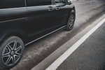 Maxton Parts - Seitenschweller Ansatz (Paar) passend für Mercedes V-Klasse Long AMG-Line W447 schwarz Hochglanz (ME-V-447F-AMGLINE-SD1A+B+C-G)