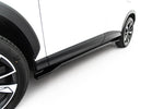 Maxton Parts - Seitenschweller Ansatz (Paar) passend für MG HS Mk2 schwarz Hochglanz