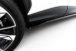 Maxton Parts - Seitenschweller Ansatz (Paar) passend für MG HS Mk2 schwarz Hochglanz