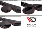 Maxton Parts - Seitenschweller Ansatz (Paar) passend für Mini CLUBMAN S MK2 (F54) JCW schwarz Hochglanz