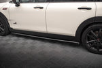Maxton Parts - Seitenschweller Ansatz (Paar) passend für Mini Cooper Clubman John Cooper Works F54 FL schwarz Hochglanz