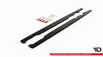 Maxton Parts - Seitenschweller Ansatz (Paar) passend für Mini Cooper S John Cooper Works F56 schwarz Hochglanz