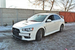 Maxton Parts - Seitenschweller Ansatz (Paar) passend für Mitsubishi Lancer Evo X schwarz matt