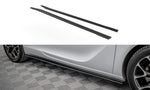 Maxton Parts - Seitenschweller Ansatz (Paar) passend für Opel Astra GTC OPC-Line J schwarz matt