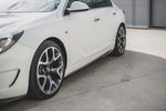 Maxton Parts - Seitenschweller Ansatz (Paar) passend für Opel Insignia Mk. 1 OPC schwarz Hochglanz