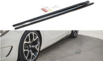 Maxton Parts - Seitenschweller Ansatz (Paar) passend für Opel Insignia Mk. 1 OPC schwarz Hochglanz