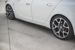 Maxton Parts - Seitenschweller Ansatz (Paar) passend für Opel Insignia Mk. 1 OPC schwarz Hochglanz