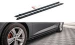Maxton Parts - Seitenschweller Ansatz (Paar) passend für Opel Insignia Mk2 schwarz Hochglanz