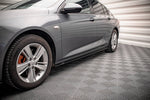 Maxton Parts - Seitenschweller Ansatz (Paar) passend für Opel Insignia Mk2 schwarz Hochglanz