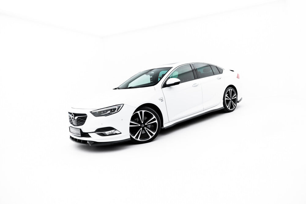 Maxton Parts - Seitenschweller Ansatz (Paar) passend für Opel Insignia OPC-Line Mk2 schwarz Hochglanz