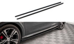 Maxton Parts - Seitenschweller Ansatz (Paar) passend für Peugeot 208 GTi Mk1 schwarz Hochglanz