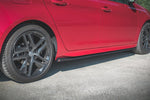 Maxton Parts - Seitenschweller Ansatz (Paar) passend für Peugeot 308 GT Mk2 FL schwarz Hochglanz