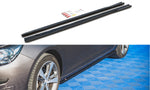 Maxton Parts - Seitenschweller Ansatz (Paar) passend für Peugeot 308 SW Mk2 schwarz Hochglanz