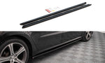 Maxton Parts - Seitenschweller Ansatz (Paar) passend für Peugeot 508 GT Mk1 FL schwarz Hochglanz