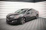 Maxton Parts - Seitenschweller Ansatz (Paar) passend für Peugeot 508 GT Mk1 FL schwarz Hochglanz