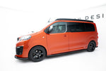 Maxton Parts - Seitenschweller Ansatz (Paar) passend für Peugeot Partner Maxi Mk3 schwarz Hochglanz
