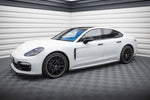 Maxton Parts - Seitenschweller Ansatz (Paar) passend für Porsche Panamera GTS 971 schwarz Hochglanz