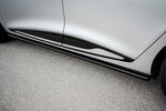 Maxton Parts - Seitenschweller Ansatz (Paar) passend für Renault Clio Mk4 schwarz Hochglanz