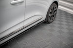 Maxton Parts - Seitenschweller Ansatz (Paar) passend für Renault Clio Mk5 schwarz Hochglanz