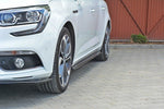 Maxton Parts - Seitenschweller Ansatz (Paar) passend für Renault Megane Hatchback Mk4 schwarz Hochglanz