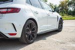 Maxton Parts - Seitenschweller Ansatz (Paar) passend für Renault Megane IV RS Carbon Look