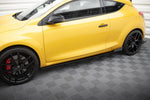 Maxton Parts - Seitenschweller Ansatz (Paar) passend für Renault Megane MK3 RS schwarz matt