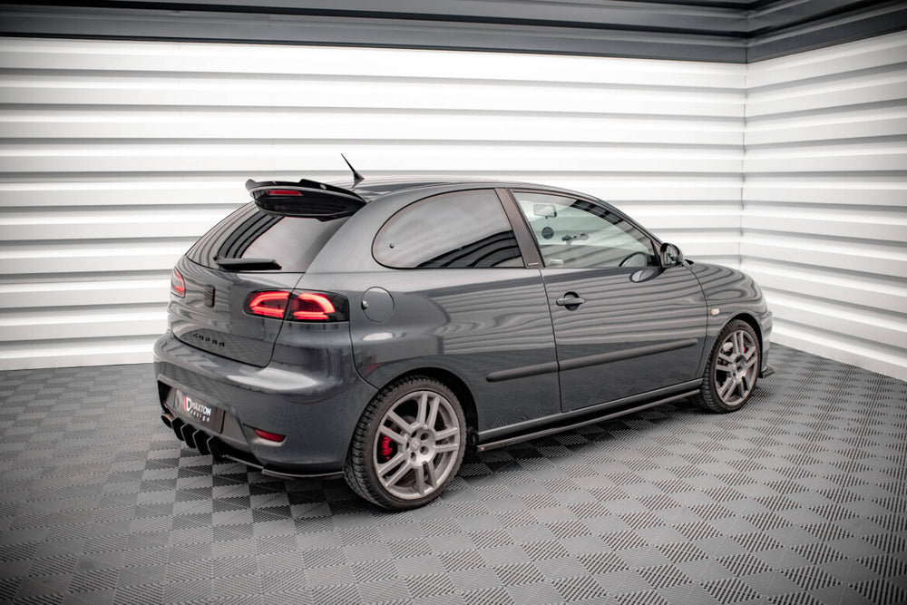 Maxton Parts - Seitenschweller Ansatz (Paar) passend für Seat Ibiza CUPRA Mk3 schwarz Hochglanz
