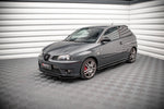 Maxton Parts - Seitenschweller Ansatz (Paar) passend für Seat Ibiza CUPRA Mk3 schwarz Hochglanz