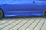 Maxton Parts - Seitenschweller Ansatz (Paar) passend für Seat Ibiza MK2 FL CUPRA schwarz Hochglanz