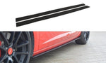 Maxton Parts - Seitenschweller Ansatz (Paar) passend für Seat Leon III CUPRA / FR schwarz matt