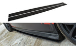 Maxton Parts - Seitenschweller Ansatz (Paar) passend für Seat Leon MK2 MS DESIGN schwarz matt