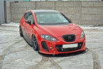 Maxton Parts - Seitenschweller Ansatz (Paar) passend für Seat Leon MK2 MS DESIGN schwarz matt