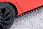 Maxton Parts - Seitenschweller Ansatz (Paar) passend für Skoda Fabia RS Mk2 schwarz Hochglanz