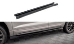 Maxton Parts - Seitenschweller Ansatz (Paar) passend für Skoda Karoq Sportline Mk1 schwarz Hochglanz