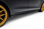 Maxton Parts - Seitenschweller Ansatz (Paar) passend für Skoda Octavia Liftback / Combi Mk4 FL schwarz Hochglanz