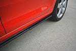 Maxton Parts - Seitenschweller Ansatz (Paar) passend für Skoda Rapid Carbon Look